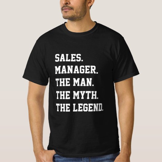 セールスマネージャ男の神話The Legend T-Shirt Tシャツ (正面)