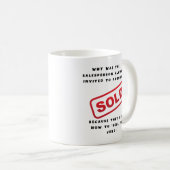 セールスマン、営業おもしろいことわざ コーヒーマグカップ (正面右)