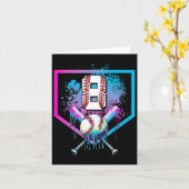 セールドリップ8誕生日ホームプレートボーイズ青少年8年 カード (黄色い花)