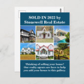 セールド実在エステートカンパニーハウスフォトマーケティング ポストカード (正面/裏面)