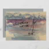 セールフ遠くにラフサンキューカード サンキューカード (正面/裏面)