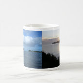 セールボートサンライズ&パク山ハブールタイルアニュージャーズ コーヒーマグカップ (中央)