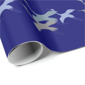 セールリアンソジョーン：青みがかったクレーン ラッピングペーパー (ロールコーナー)