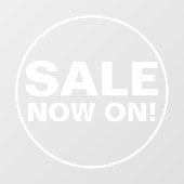 セール中です ウィンドウサイン (シート)