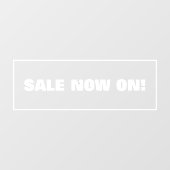 セール中です ウィンドウサイン (シート)