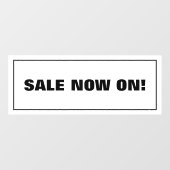 セール中です ウィンドウサイン (シート)