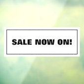 セール中です ウィンドウサイン (シート3)