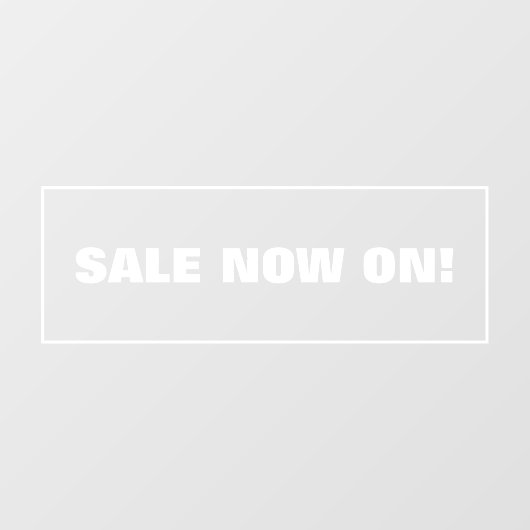 セール中 ウィンドウサイン (シート)