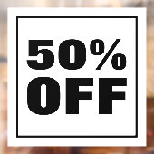 セール割引 ウィンドウサイン (シート2)