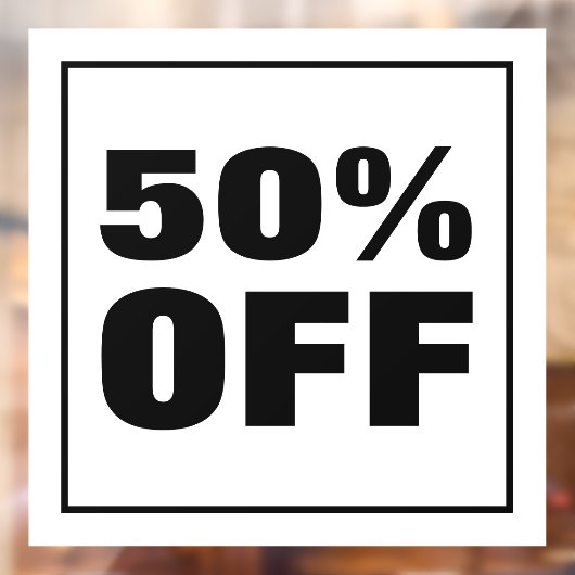 セール割引 ウィンドウサイン (シート2)