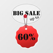 セール割引 ウィンドウサイン (シート)