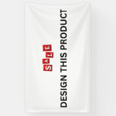 セール！バナー - 3' x 5' - 屋内用 - カスタム 横断幕 (縦)