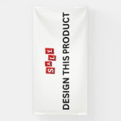 セール！バナー - 4'x8' - 屋内 - カスタム 横断幕 (縦)