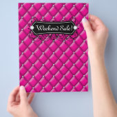 セール フライヤー ファッション ジュエリー ピンク ダイヤモンド タフテッド (手)