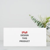 セール!招待状 - 4" x 9.25" - オーダーメイド 招待状 (スタンド正面)