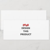 セール!招待状 - 4" x 9.25" - オーダーメイド 招待状 (正面/裏面)