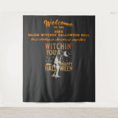 セーレムウィッチズのハロウィーンボールOranj写真の背景 タペストリー (正面)