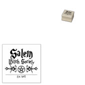 セーレムウィッチソサエティウッドアートスタンプ ラバースタンプ (押印)