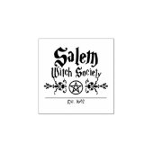 セーレムウィッチソサエティウッドアートスタンプ ラバースタンプ (インプリント)