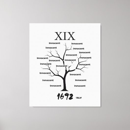 セーレムウィッチメモリアル キャンバスプリント (正面)