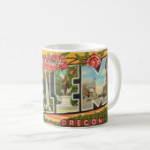 セーレムオレゴン挨拶 コーヒーマグカップ (正面右)