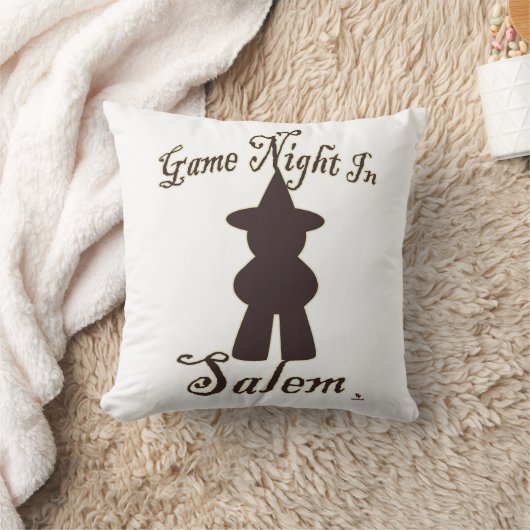 セーレムゲーム夜おもしろい旅行ゲームアート クッション (ブランケット)