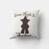 セーレムゲーム夜おもしろい旅行ゲームアート クッション (裏面)