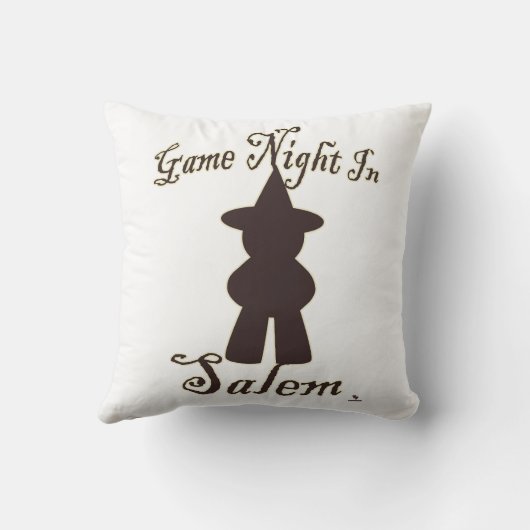 セーレムゲーム夜おもしろい旅行ゲームアート クッション (裏面)