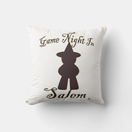 セーレムゲーム夜おもしろい旅行ゲームアート クッション (正面)