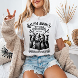 セーレム年次魔女大会 ヴィンテージ風魔女スタイル Tシャツ