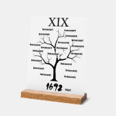 セーレム魔女試験 アクリルサイン (傾斜)