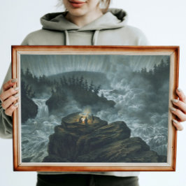 セーレヴィンテージウォーターフォールカールスヴァンテハルベック ポスター