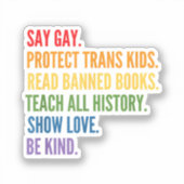 セー保護ゲイストラン読ス・キッズ シール (正面)