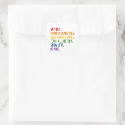 セー保護ゲイストラン読ス・キッズ スクエアシール (バッグ)