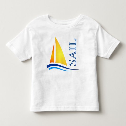 セー航海のルモダン トドラーTシャツ (正面)