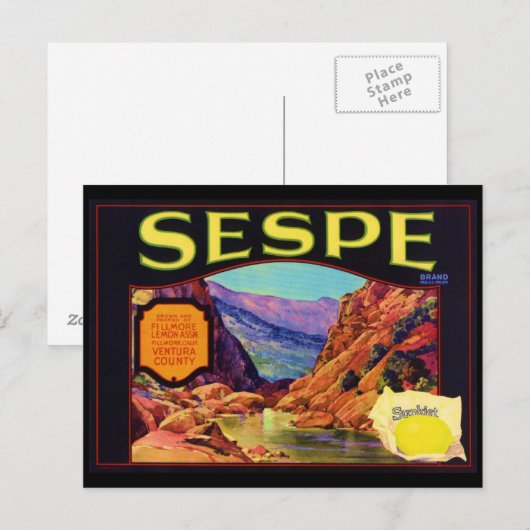 セspeレモン ポストカード (正面/裏面)