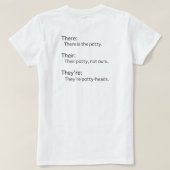 ゼア ゼアー ゼイル Tシャツ (デザイン裏面)