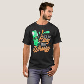 ゼイゼイするのは簡単じゃない 喘息啓発 喘息 Tシャツ (正面フル)