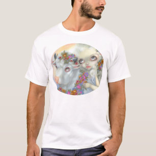 ゼウスおよびユーロパのワイシャツの神話の無教養な芸術の雄牛 Tシャツ