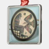 ゼウスおよびワシを描写するLaconianのコップ メタルオーナメント (左)