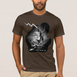 ゼウスの稲妻 – 神話の力 グラフィック Tシャツ