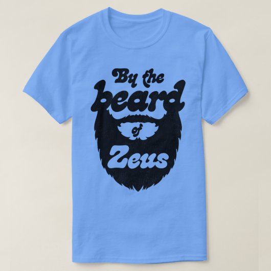 ゼウスの髭によって Tシャツ (デザイン正面)