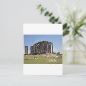 ゼウスのcyrene copy.jpgの寺院 ポストカード (スタンド正面)
