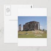 ゼウスのcyrene copy.jpgの寺院 ポストカード (正面/裏面)