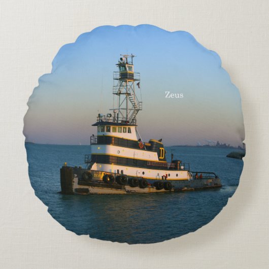 ゼウス円枕 ラウンドクッション (正面)