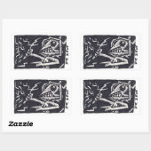 ゼウス博士 長方形シール (シート)