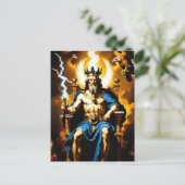 ゼウス木星ギリシャ神話の神々バロック ポストカード (スタンド正面)