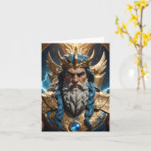 ゼウス木星ギリシャ神話オリンパス カード (黄色い花)