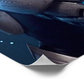 ゼウス白熱［赤熱］光を放つサイボーグ ポスター (角)