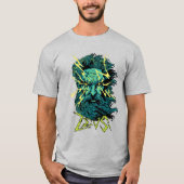 ゼウス神の神話ギリシャ Tシャツ (正面)